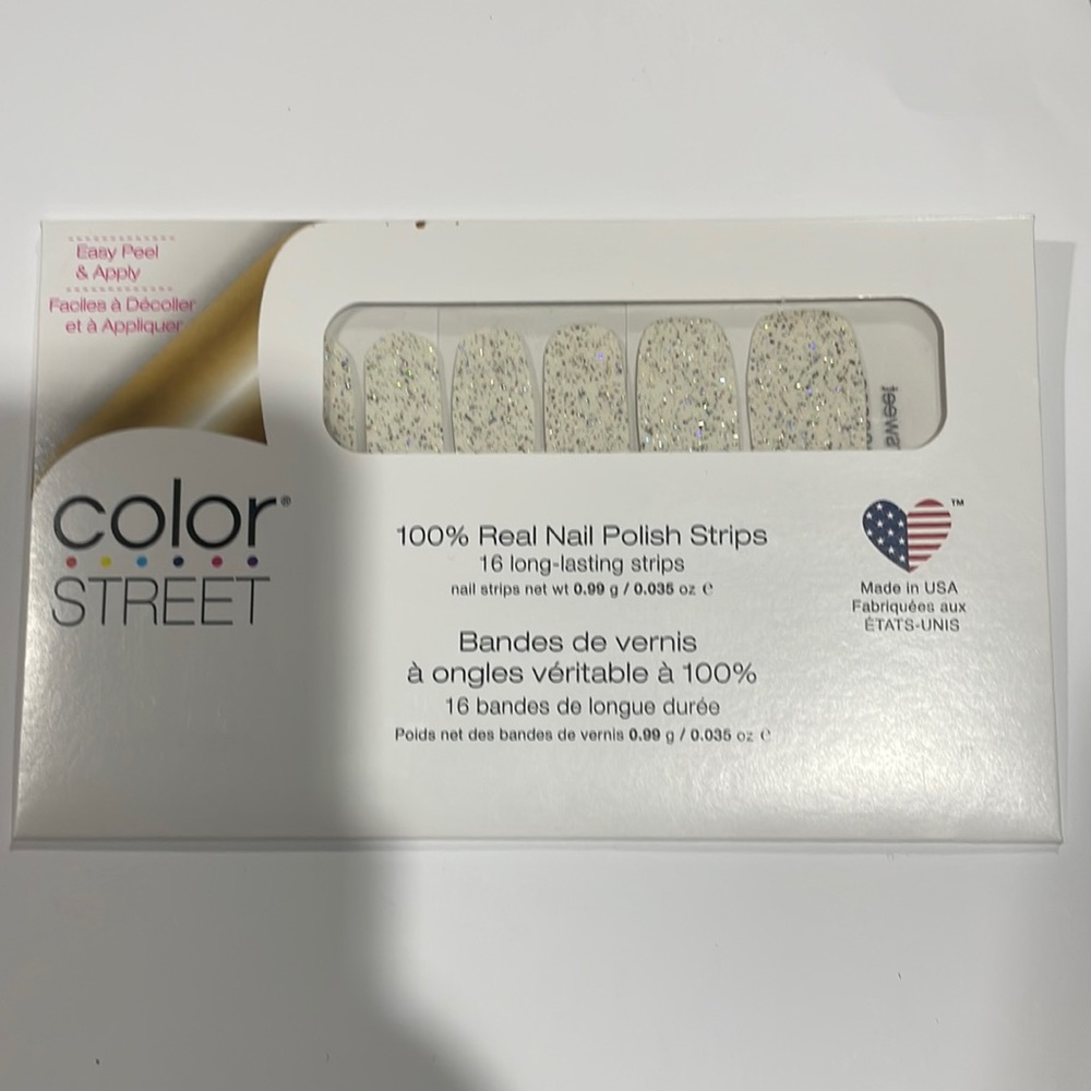 Color Street Nail Polish Strips “Glittersweet” NWT